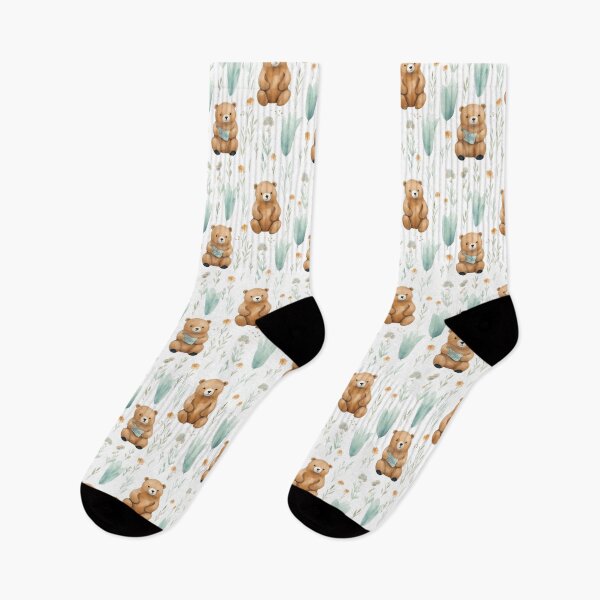 Item preview, Wilderness Wonders: Cute Grizzly Bear Roaming the Summer Forest designed and sold by qoodesignstudio.