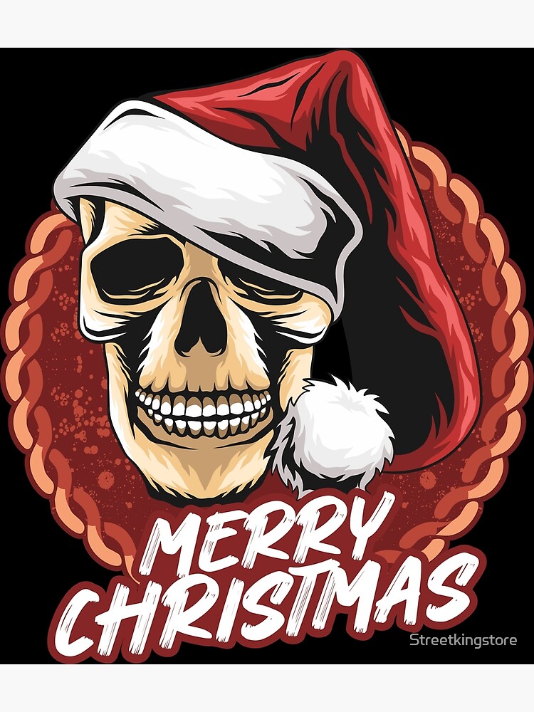 Weihnachten Totenkopf' Sticker
