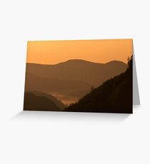 Highlands Sunset Greeting Card