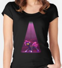 Pink Spy (Black) Women's Fitted Scoop T-Shirt
