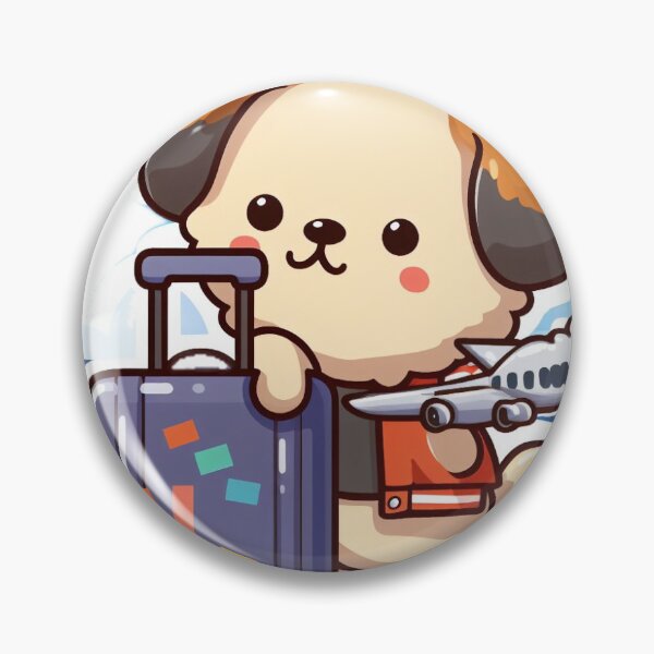 Item preview, Puppy Traveling with Toy Plane designed and sold by TheraTravels.