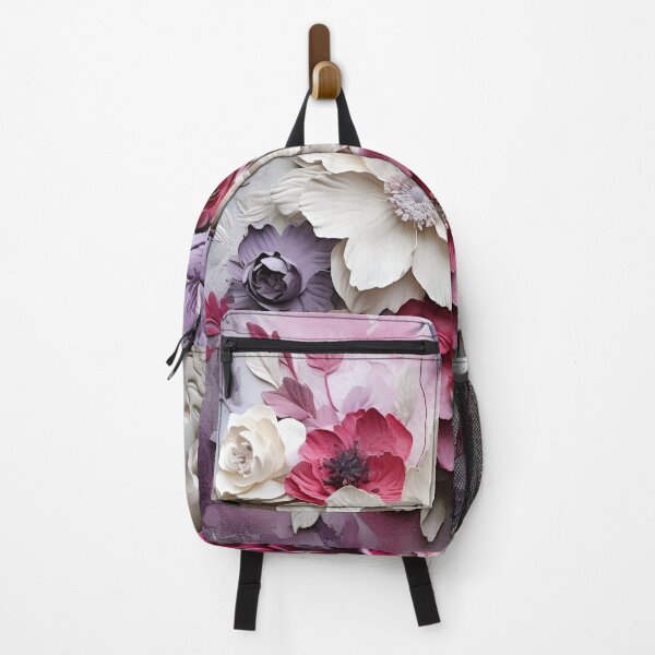 Item preview, 3 dimensional colorful flowers art print designed and sold by dcrc.