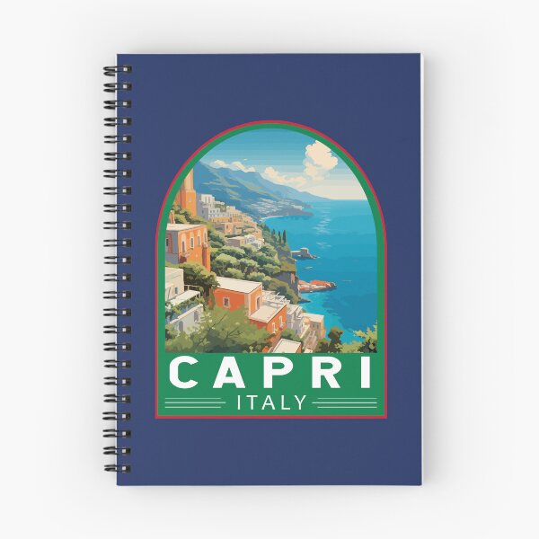 Item preview, Capri Italy Travel Art Emblem designed and sold by KrisSidDesigns.