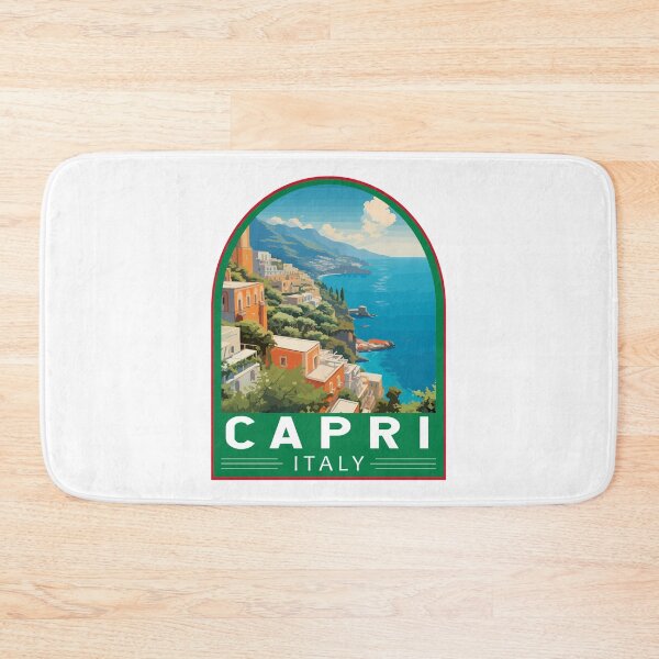 Item preview, Capri Italy Travel Art Emblem designed and sold by KrisSidDesigns.