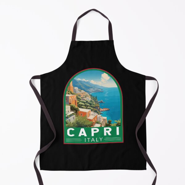 Item preview, Capri Italy Travel Art Emblem designed and sold by KrisSidDesigns.