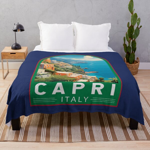 Item preview, Capri Italy Travel Art Emblem designed and sold by KrisSidDesigns.