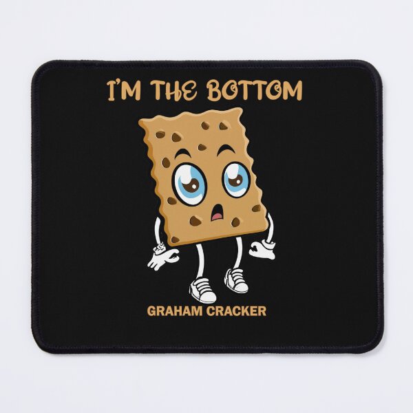 Artikelvorschau, Lustige passende Paar-Smores „I'm The Bottom Graham Cracker“. entworfen und verkauft von Cute & Sassy Custom Gifting Boutiques.