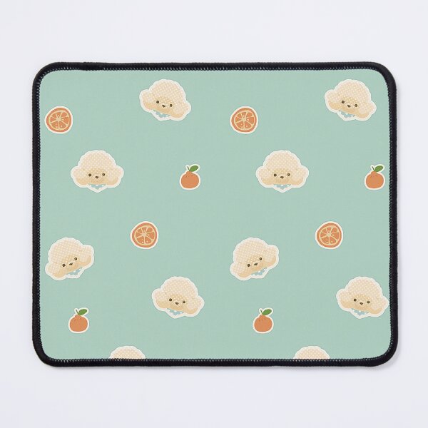 Item preview, Cartoon Poodle dog with orange_green designed and sold by pu777.