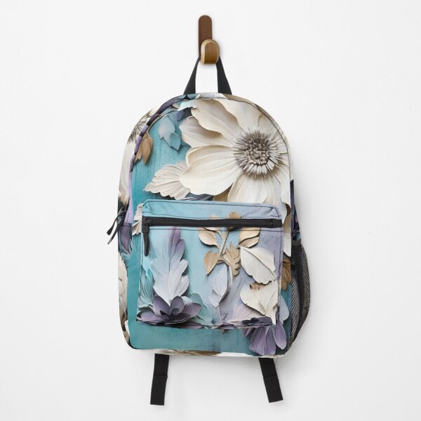 Item preview, 3 dimensional colorful flowers art print designed and sold by dcrc.