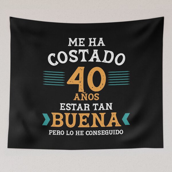 Item preview, Me ha costado 40 años estar tan buena yellow designed and sold by NessiCreates.