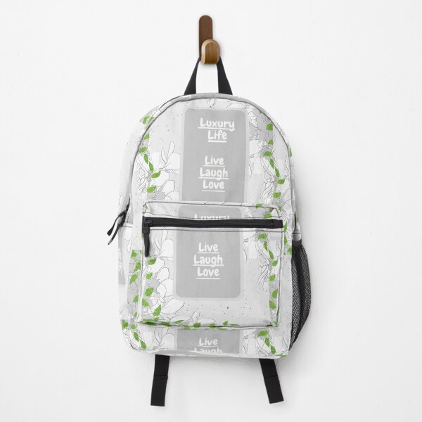 Item preview, Luxury Life, White Flowers, Live, Laugh, Love designed and sold by Netti Studio 45.