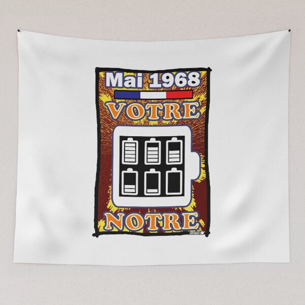Item preview, French Student Riots '68 (2018)  designed and sold by CussRoberts.