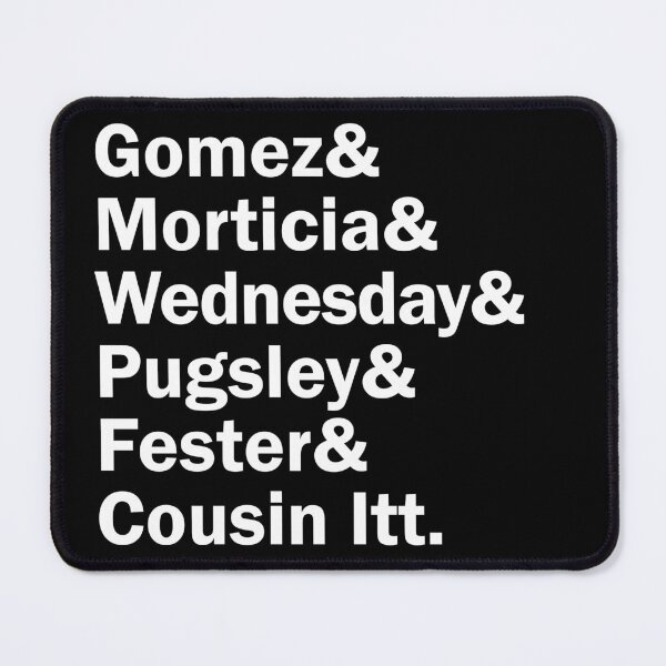 Item preview, Funny Names x Addams Family designed and sold by 3dmuckychris.