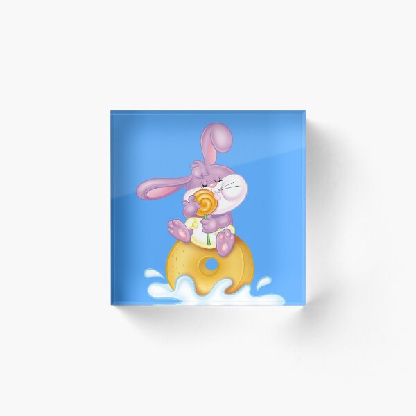 Candy Puppy Acrylic Block
