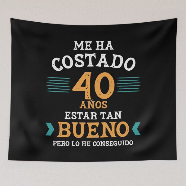 Item preview, Me ha costado 40 años estar tan bueno yellow designed and sold by NessiCreates.