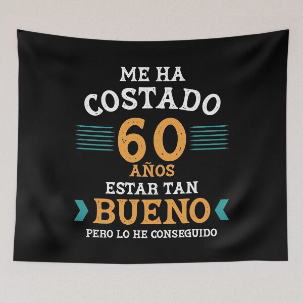 Item preview, Me ha costado 60 años estar tan bueno yellow designed and sold by NessiCreates.