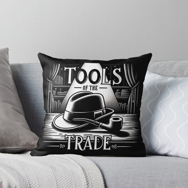 Item preview, Classic Detective's Hat and Pipe on Table - Tools of the Trade designed and sold by ArcaneVerses.
