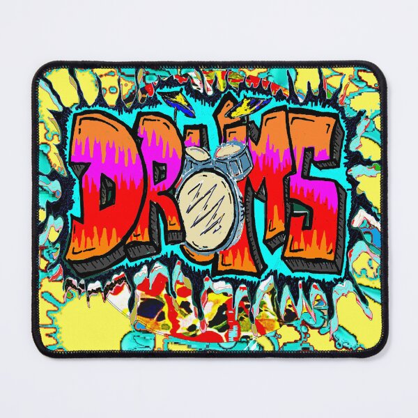 Item preview, drums, art ,pop graffiti drums designed and sold by LowEndGraphics.