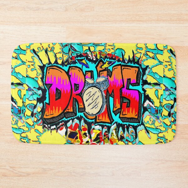 Item preview, drums, art ,pop graffiti drums designed and sold by LowEndGraphics.