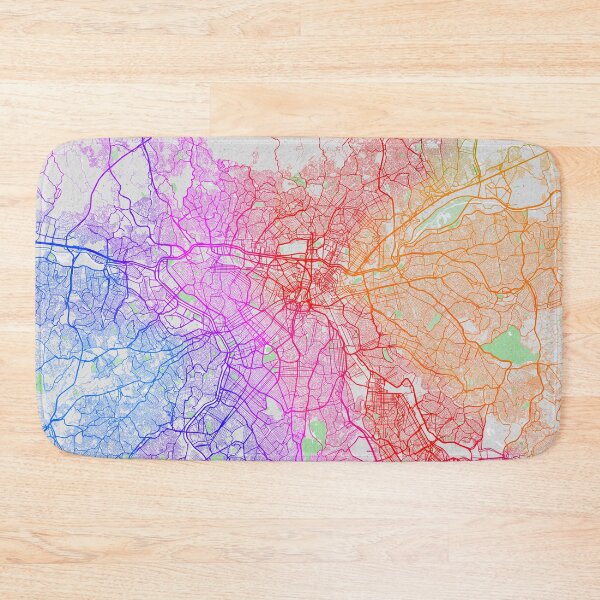 Item preview, Sao Paulo City Map of Brazil - Colorful designed and sold by deMAP.