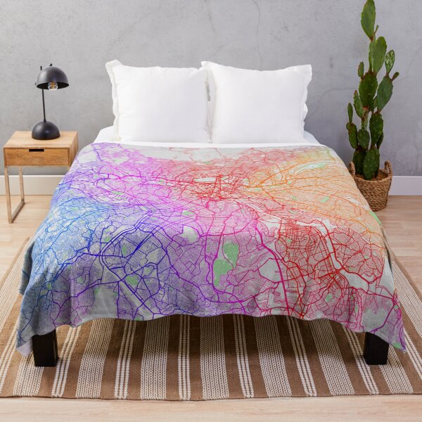 Item preview, Mapa de la ciudad de Sao Paulo de Brasil - Colorido designed and sold by deMAP.