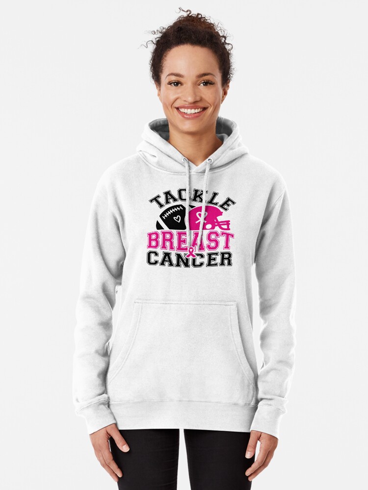 Baseball Pink Ribbon Breast Cancer Awareness' Unisex Two-Tone Hoodie