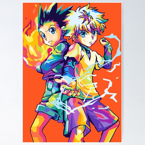 *Legit Poster* Hunter X Hunter Anime Gon Killua Group Key Art Wallscroll  #86928