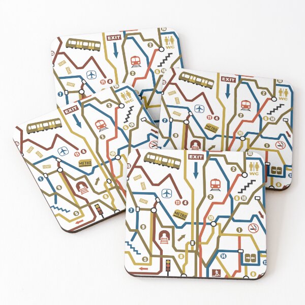 Item preview, Subway Map designed and sold by VintageStyle.