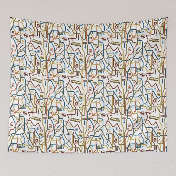 Item preview, Subway Map designed and sold by VintageStyle.