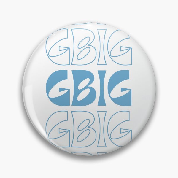 Item preview, Big/Little Letters Stack - Light Blue "GBig" designed and sold by Jenna Cage.