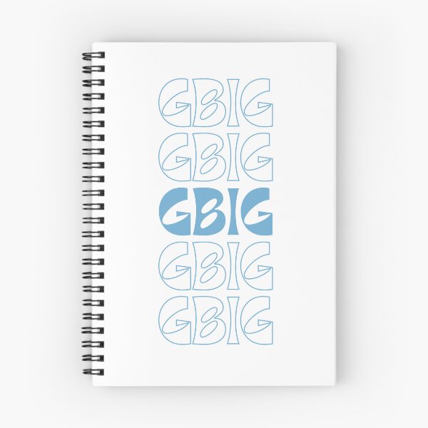 Item preview, Big/Little Letters Stack - Light Blue "GBig" designed and sold by Jenna Cage.