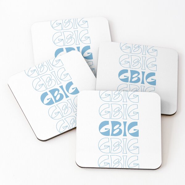 Item preview, Big/Little Letters Stack - Light Blue "GBig" designed and sold by Jenna Cage.