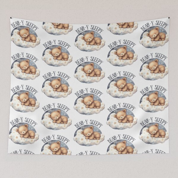 Item preview, Bear-y Sleepy - Baby Shower gift, Toddler designed and sold by SSustainable.