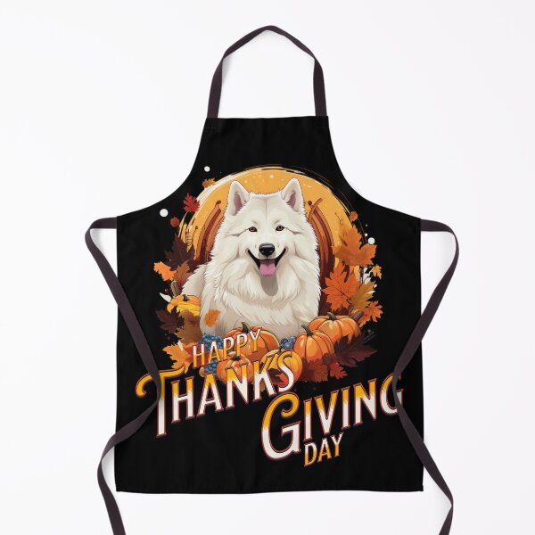 Item preview, Happy Thanksgiving Day Samoyed designed and sold by Vindbult.