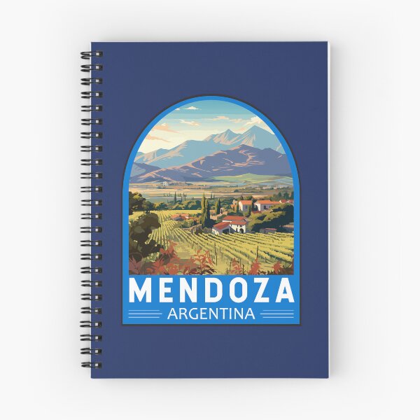 Item preview, Mendoza Argentina Travel Art Emblem designed and sold by KrisSidDesigns.