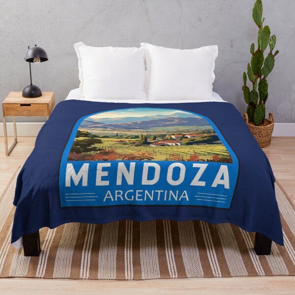 Item preview, Mendoza Argentina Travel Art Emblem designed and sold by KrisSidDesigns.