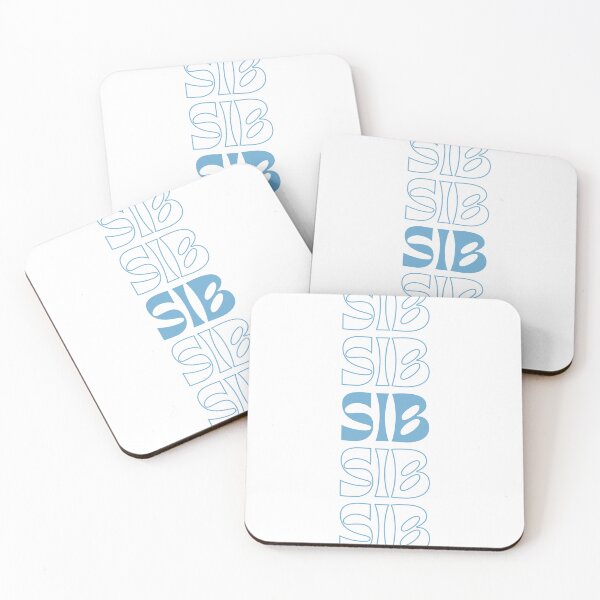 Item preview, Big/Little Letters Stack - Light Blue "Sib" designed and sold by Jenna Cage.