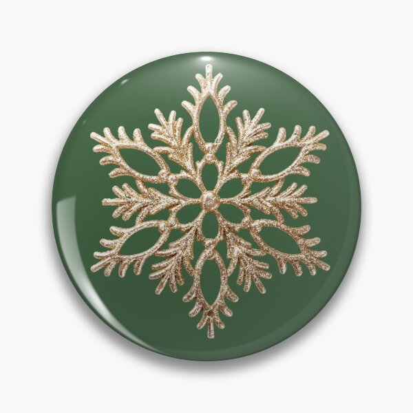 Item preview, Gold Glitter Christmas Snowflake designed and sold by shopcosmiclatte.