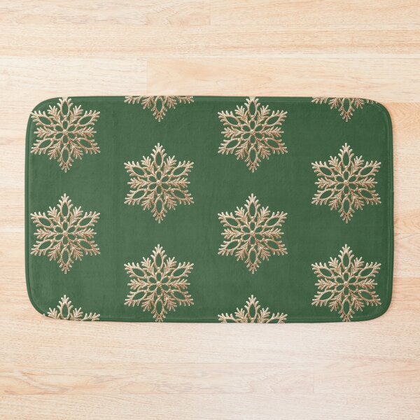 Item preview, Gold Glitter Christmas Snowflake designed and sold by shopcosmiclatte.