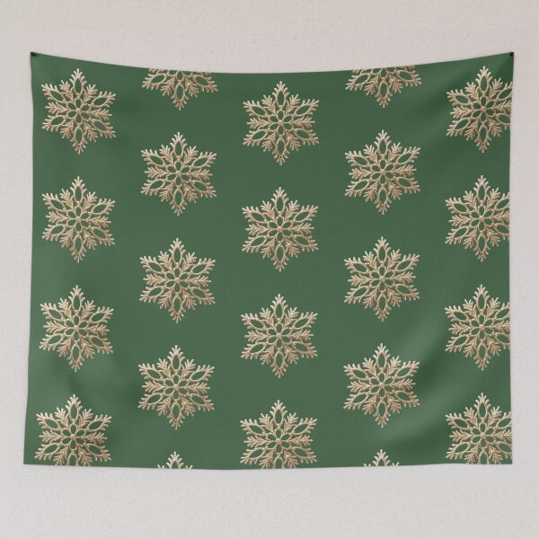 Item preview, Gold Glitter Christmas Snowflake designed and sold by shopcosmiclatte.