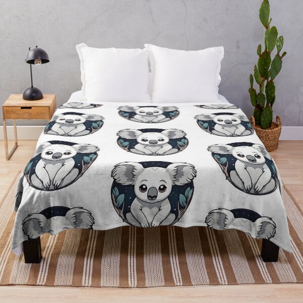 Item preview, Cute little koala sitting on tree branches designed and sold by MiniCharm.