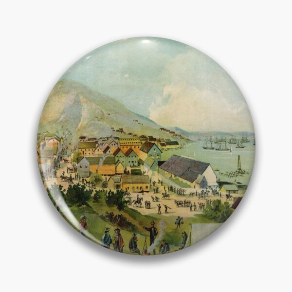 Item preview, Vintage Pictorial Map of San Francisco CA (1794) designed and sold by BravuraMedia.