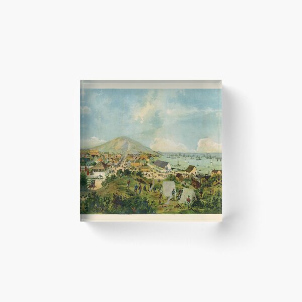 Item preview, Vintage Pictorial Map of San Francisco CA (1794) designed and sold by BravuraMedia.