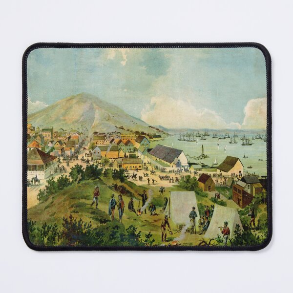 Item preview, Vintage Pictorial Map of San Francisco CA (1794) designed and sold by BravuraMedia.