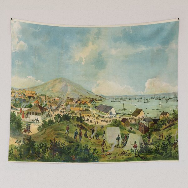 Item preview, Vintage Pictorial Map of San Francisco CA (1794) designed and sold by BravuraMedia.