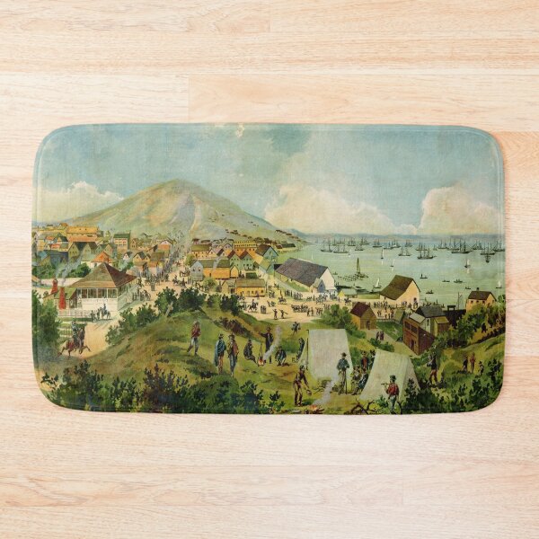 Item preview, Vintage Pictorial Map of San Francisco CA (1794) designed and sold by BravuraMedia.