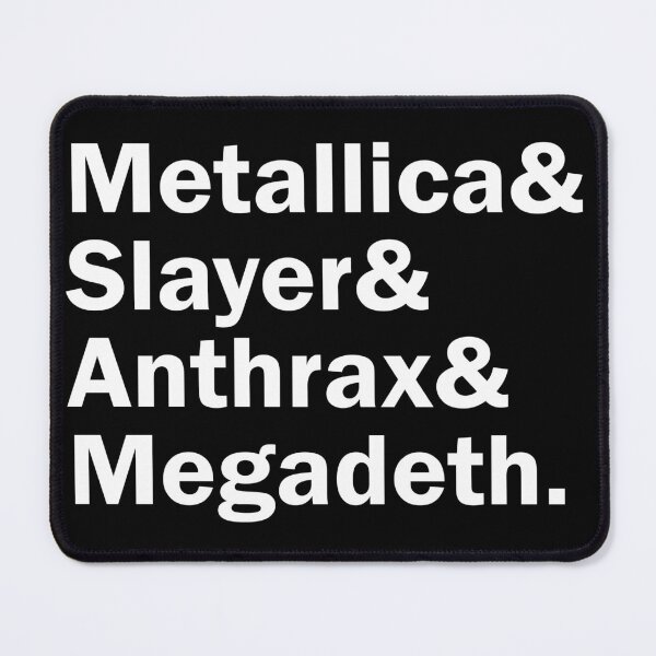 Item preview, Funny Names x Big Four Metal Bands designed and sold by 3dmuckychris.