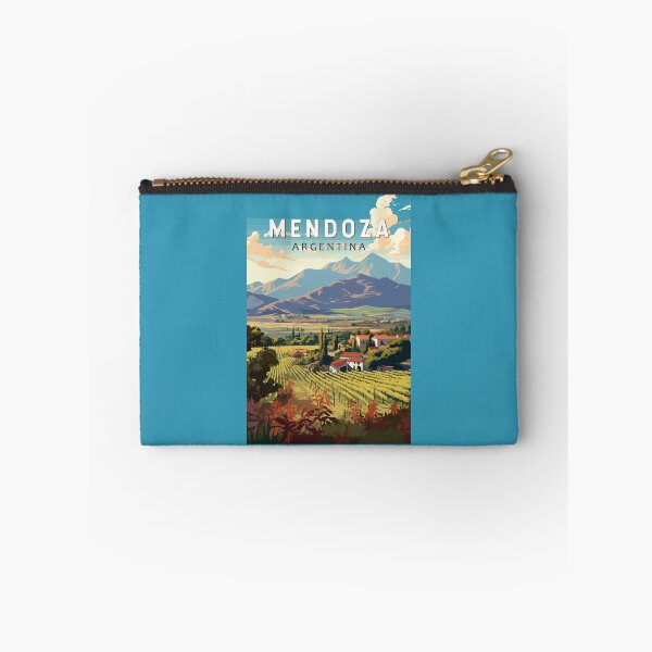 Item preview, Mendoza Argentina Travel Art Vintage designed and sold by KrisSidDesigns.