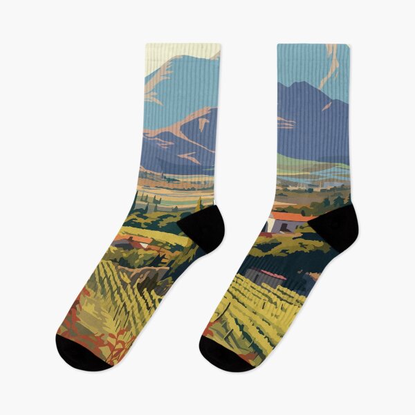 Item preview, Mendoza Argentina Travel Art Vintage designed and sold by KrisSidDesigns.