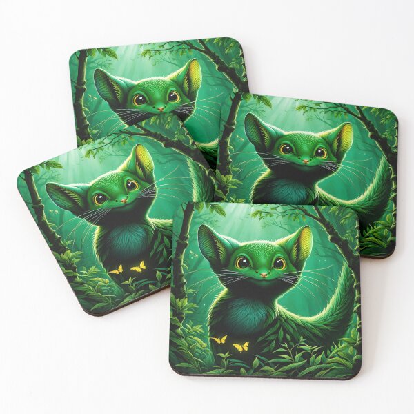 Item preview, Emerald Whiskers in Enchanted Woods designed and sold by Caehleb.